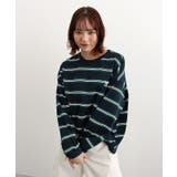 ロゴ刺繍ボーダーロンT | futier land | 詳細画像18 