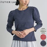 ネイビー | 両ポケットブラウス | futier land