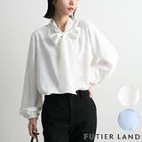 ホワイト | ボウタイブラウス | futier land