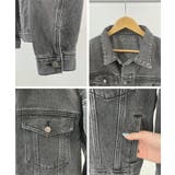 バルーン袖デニムジャケット | futier land | 詳細画像8 