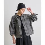 バルーン袖デニムジャケット | futier land | 詳細画像10 