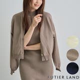 グレージュ | ニットワンピース×VネックカーデSET | futier land