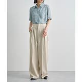 ベージュ | セータープレスタックハイウエストスラックス | futier land