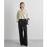 セータープレスタックハイウエストスラックス | futier land | 詳細画像14