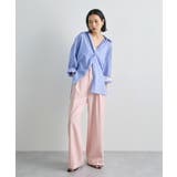 ライトピンク | セータープレスタックハイウエストスラックス | futier land