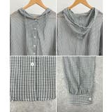 シアーチェックフードシャツ | futier land | 詳細画像8 