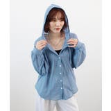 シアーチェックフードシャツ | futier land | 詳細画像11 