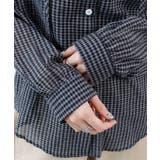 シアーチェックフードシャツ | futier land | 詳細画像16 