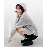 シアーチェックフードシャツ | futier land | 詳細画像19 