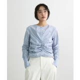 チェックギャザーショート丈ブラウス/シャツ | futier land | 詳細画像9 