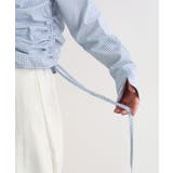 チェックギャザーショート丈ブラウス/シャツ | futier land | 詳細画像12 