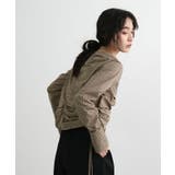 チェックギャザーショート丈ブラウス/シャツ | futier land | 詳細画像16 