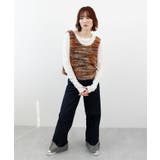 【前後2WAY】ミックスシャギーニットベスト | futier land | 詳細画像13