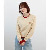 ロゴ刺繍レイヤードカーディガン | futier land | 詳細画像12