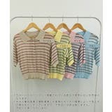 ボーダーシアーポロニット | futier land | 詳細画像1 