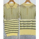 ボーダーシアーポロニット | futier land | 詳細画像9 