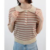 ボーダーシアーポロニット | futier land | 詳細画像10 