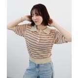 ボーダーシアーポロニット | futier land | 詳細画像11 