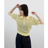 ボーダーシアーポロニット | futier land | 詳細画像19 