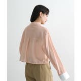 配色シアー短丈シャツ | futier land | 詳細画像19 