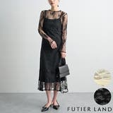 ブラック | 【インナーSET】レースワンピース | futier land