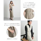 [前後2way]ベルト付きロングワンピース | futier land | 詳細画像2 