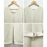 [前後2way]ベルト付きロングワンピース | futier land | 詳細画像8 