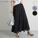 ブラック | プリーツロングスカート | futier land