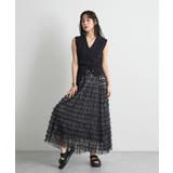 ドットティアードスカート | futier land | 詳細画像9 