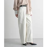 切り替えワイドカーブスラックスパンツ | futier land | 詳細画像19 