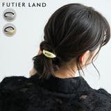 ゴールド | メタルラウンドビーンズヘアゴム | futier land