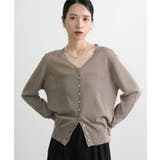 Vネックシアーカーディガン | futier land | 詳細画像13 