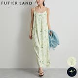 アイボリー | フラワープリントキャミワンピース | futier land