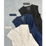 ベルト付きデニムワンピース | futier land | 詳細画像3 