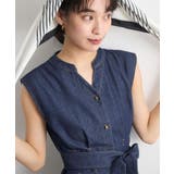 ベルト付きデニムワンピース | futier land | 詳細画像17 