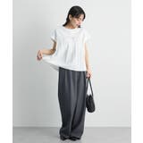 レース付きノースリーブTシャツ | futier land | 詳細画像18 