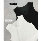 レース付きノースリーブTシャツ | futier land | 詳細画像2