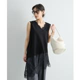 レース付きノースリーブTシャツ | futier land | 詳細画像11