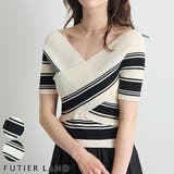 VネックプリントT | futier land | 詳細画像1