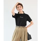 ブラック | ECLANEロゴTシャツ | futier land