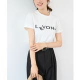 ホワイト | LEVONAロゴコンパクトTシャツ | futier land