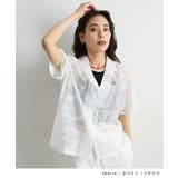 刺繍レース半袖シャツジャケット | futier land | 詳細画像7 