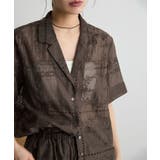 刺繍レース半袖シャツジャケット | futier land | 詳細画像13 