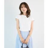ホワイト | フライスフレンチスリーブTシャツ | futier land