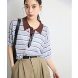 シアーボーダーポロニット | futier land | 詳細画像9 