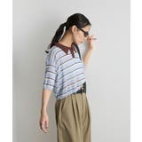 シアーボーダーポロニット | futier land | 詳細画像10 