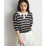 シアーボーダーポロニット | futier land | 詳細画像15 