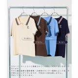 ロゴ刺繍サマーポロニット | futier land | 詳細画像2