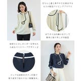 2wayボウタイ付きタックブラウス | futier land | 詳細画像4