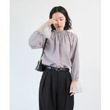 ライトパープル | レースドッキングブラウス | futier land